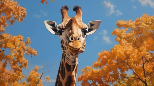 Enchanting Giraffe Painting - Wildlife Art