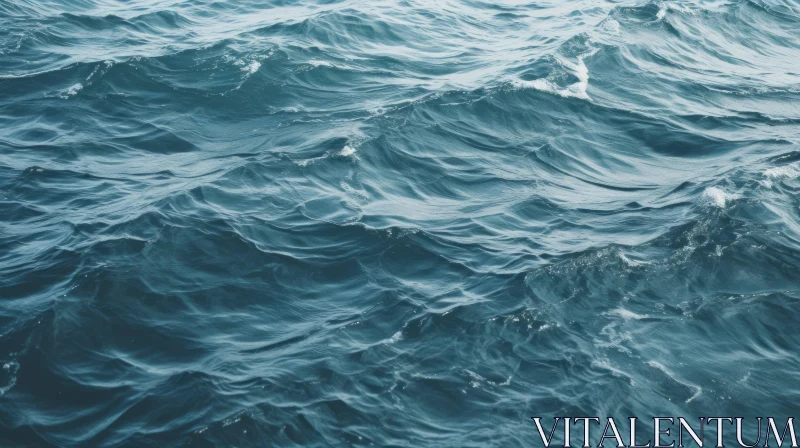 Majestic Turbulence: Capturing the Power of the Sea AI Image
