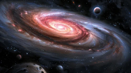 Spiral Galaxy Exploration - Celestial Beauty in Space
