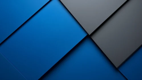 Blue and Gray Geometric 3D Background