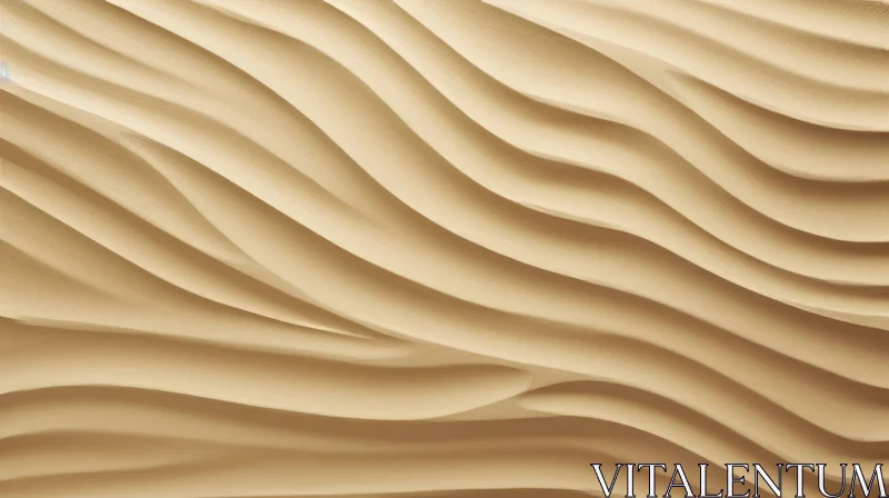 Tranquil Sand Dune Close-Up AI Image