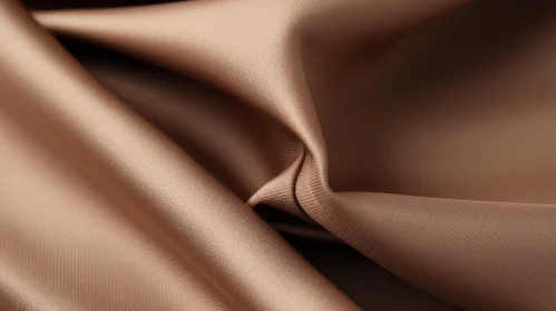 Brown Silk Fabric Texture - Elegant Depth and Sheen