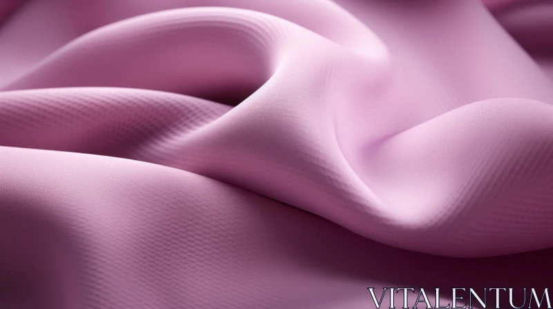 AI ART Pink Fabric Close-Up with Wavy Surface