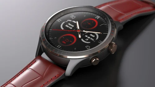 Futuristic Smartwatch 3D Rendering | Stylish Tech Gadget