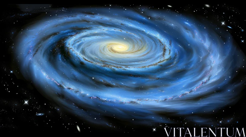 AI ART Spiral Galaxy - Stunning Space Image