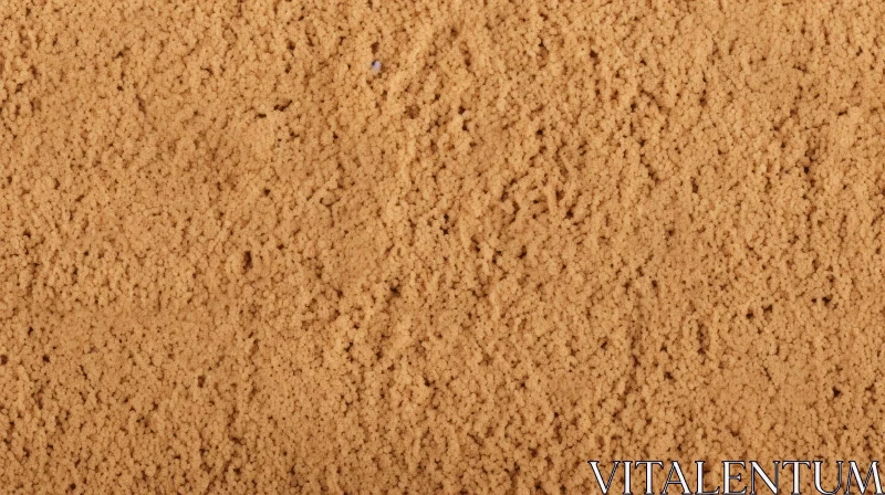 Fine Light Brown Sand Texture Close-Up AI Image