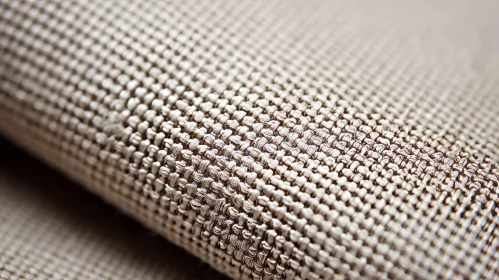 Beige Ribbed Carpet Texture - Durable Synthetic Fiber