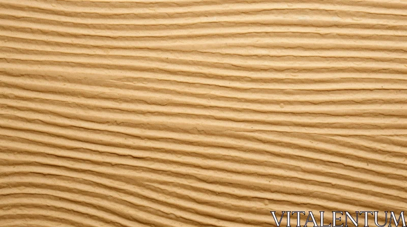 Brown Corrugated Cardboard Texture Close-up AI Image