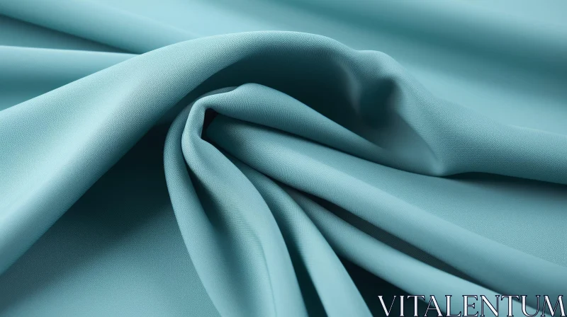 Turquoise Fabric Texture for Design Projects AI Image