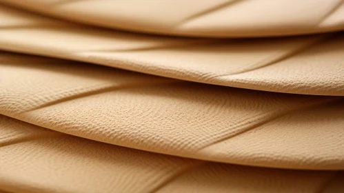 Light Brown Leather Texture Close-up