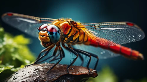 Dragonfly Macro Photo - Beautiful Insect Close-Up