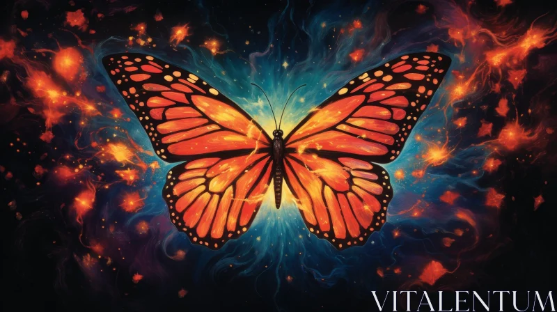 AI ART Ethereal Butterfly Painting