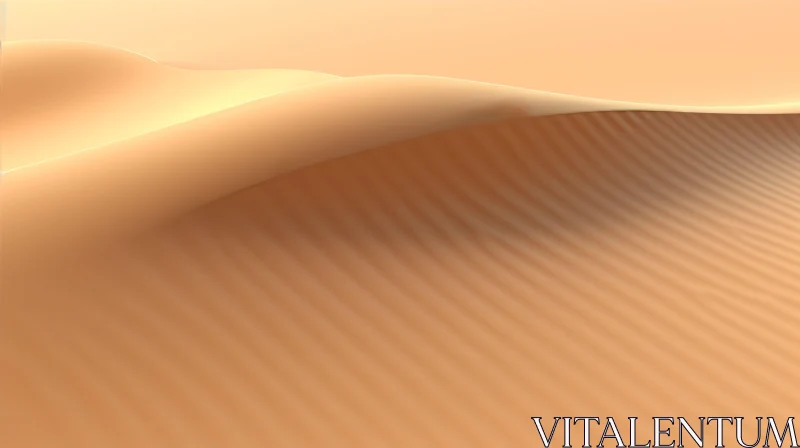 AI ART Sculpted Sand: Desert Dune Beauty