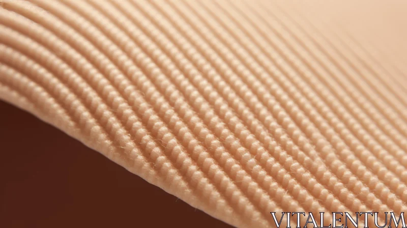 Ribbed Rubber Surface Texture in Light Brown AI Image