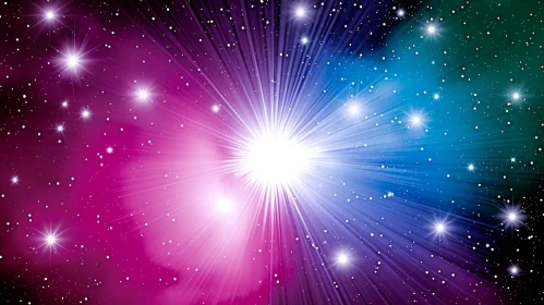 Supernova and Colorful Stars: A Cosmic Display of Energy
