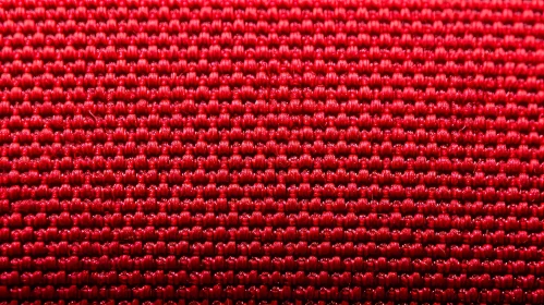 Red Ribbed Fabric Texture Background