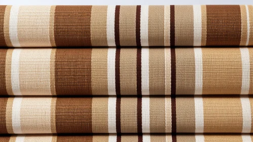 Elegant Striped Carpets Stack