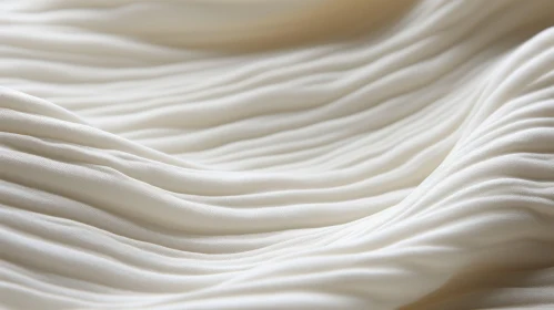 Elegant White Pleated Fabric for Formal Attire