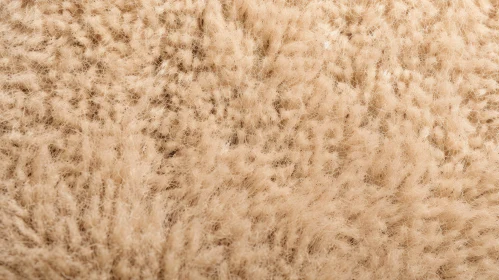 Light Brown Sheepskin - Textured Close-Up