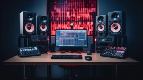 Professional Music Production Studio Setup
