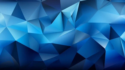 Blue Abstract Polygonal Vector Background