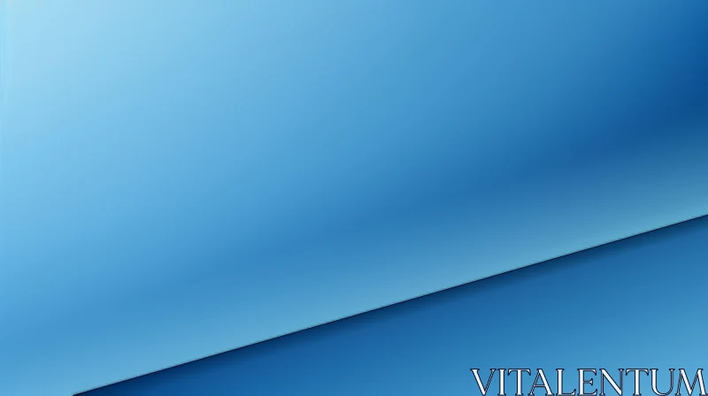 Blue Background with Diagonal Line - Minimalist Design AI Image