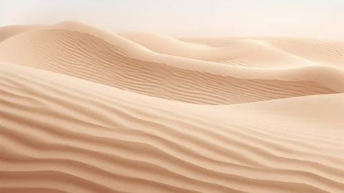 Tranquil Sand Dunes under Blue Sky