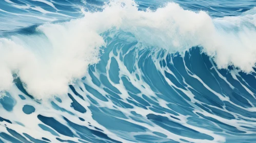 Powerful Wave Painting - Realistic Ocean Artwork