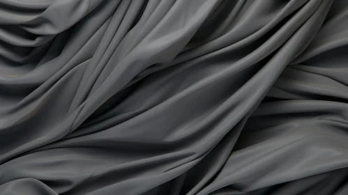 Gray Silk Fabric Texture - Abstract Background Design