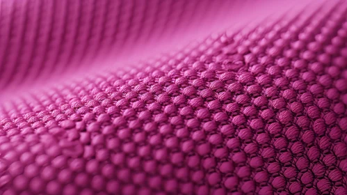 Magenta Knitted Fabric Close-up