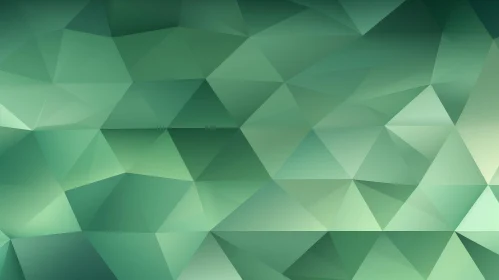 Green Geometric Abstract Background Pattern