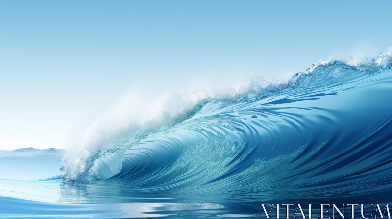 AI ART Ocean Wave Crashing: Stunning Nature Photography