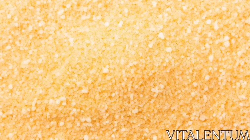 Golden Sparkling Granulated Sugar Texture AI Image
