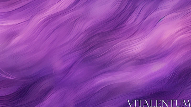 Elegant Abstract Purple Background with Wavy Lines AI Image