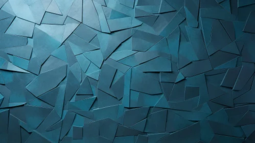 Blue Stone Wall Texture - 3D Rendering