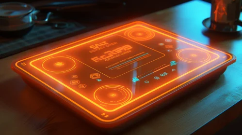 Futuristic Computer Interface Rendering