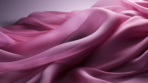 Elegant Pink Silk Fabric | Close-up Luxury Texture
