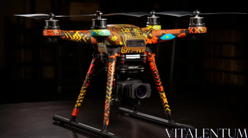 AI ART Hexacopter Drone with Camera - Professional Aerial Technology