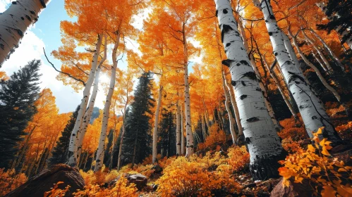 Serene Autumn Forest - Natural Beauty Scene