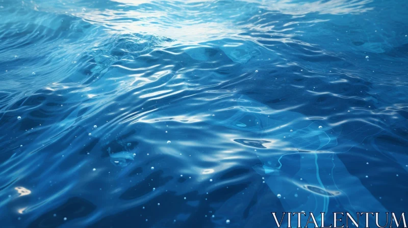AI ART Tranquil Ocean Animation - Detailed Water Surface