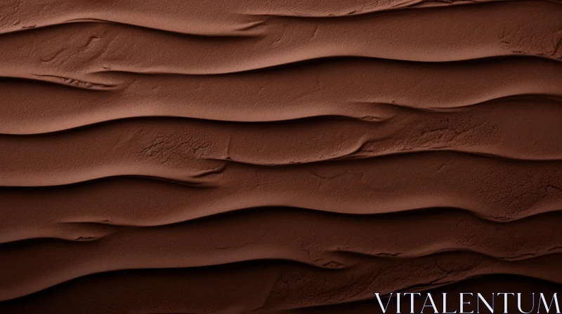 Brown Clay Texture Closeup - Detailed High-Resolution Image AI Image