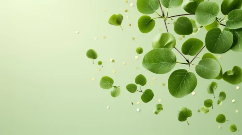 Green Leaf 3D Rendering: Realistic Nature Artwork