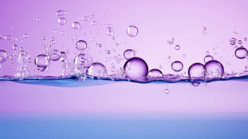 Mesmerizing Water Bubble Pattern
