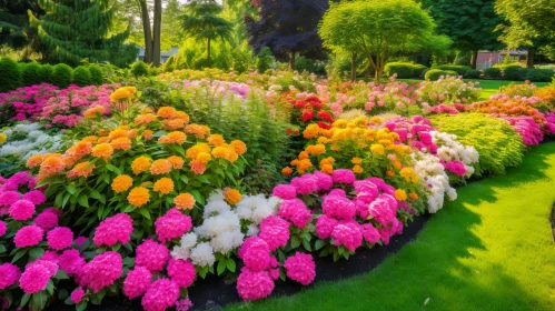 Stunning Flower Garden: A Colorful Oasis of Nature
