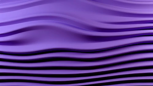 Elegant Purple Waves Abstract Background | 3D Rendering