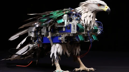 Robotic Eagle Photography: Impressive Metal and Feather Fusion
