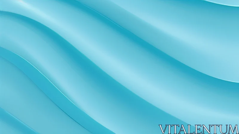 Blue Waves Gradient Background AI Image