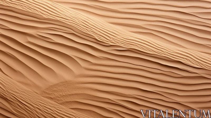 AI ART Majestic Sand Dune in Desert Landscape