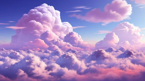 Tranquil Cloudscape Artwork