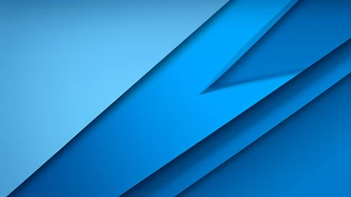 Blue Geometric Abstract Background Design